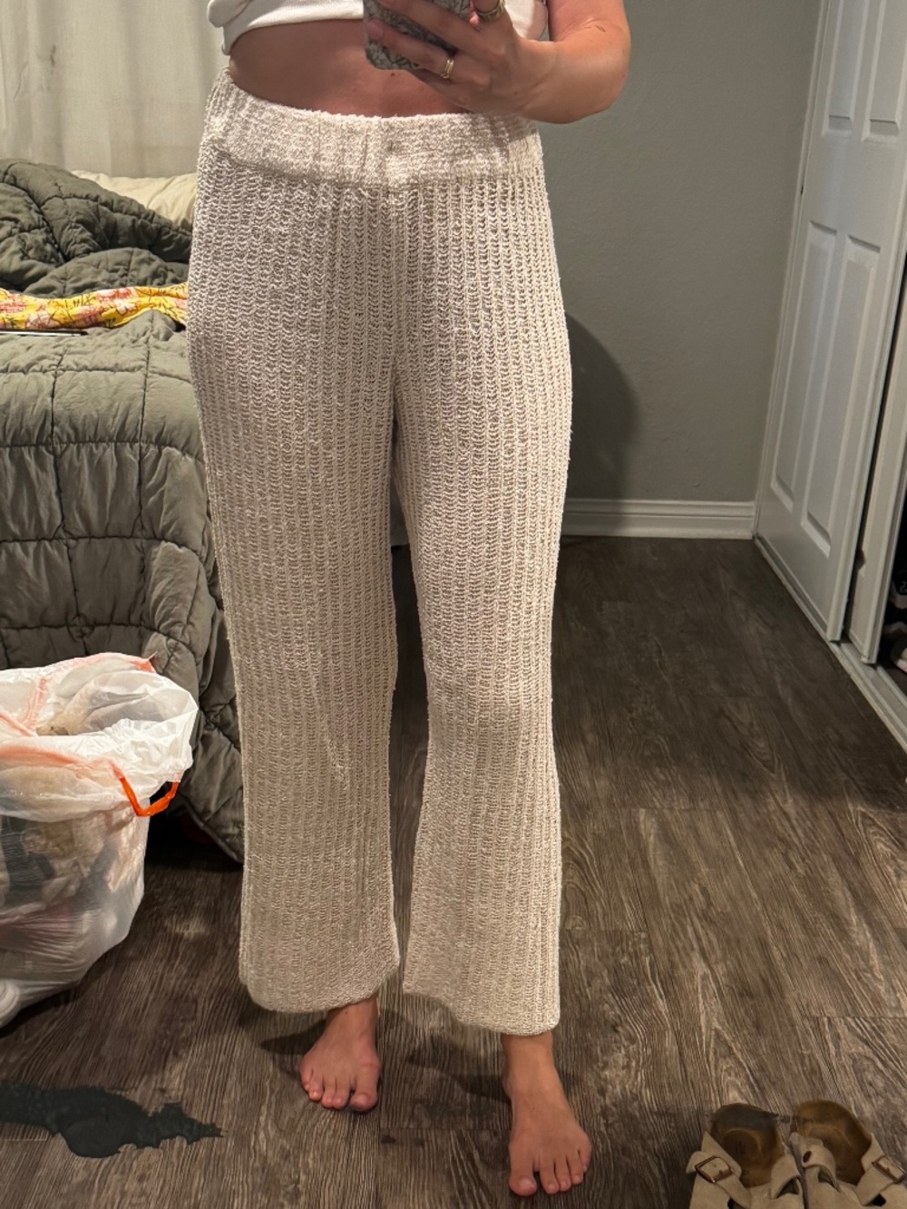 Free People Knit Pants (Wide-Leg)